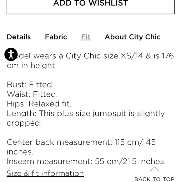 NWT CITY CHIC JUMPSUIT SIZE M 18 - Picture 10 of 11